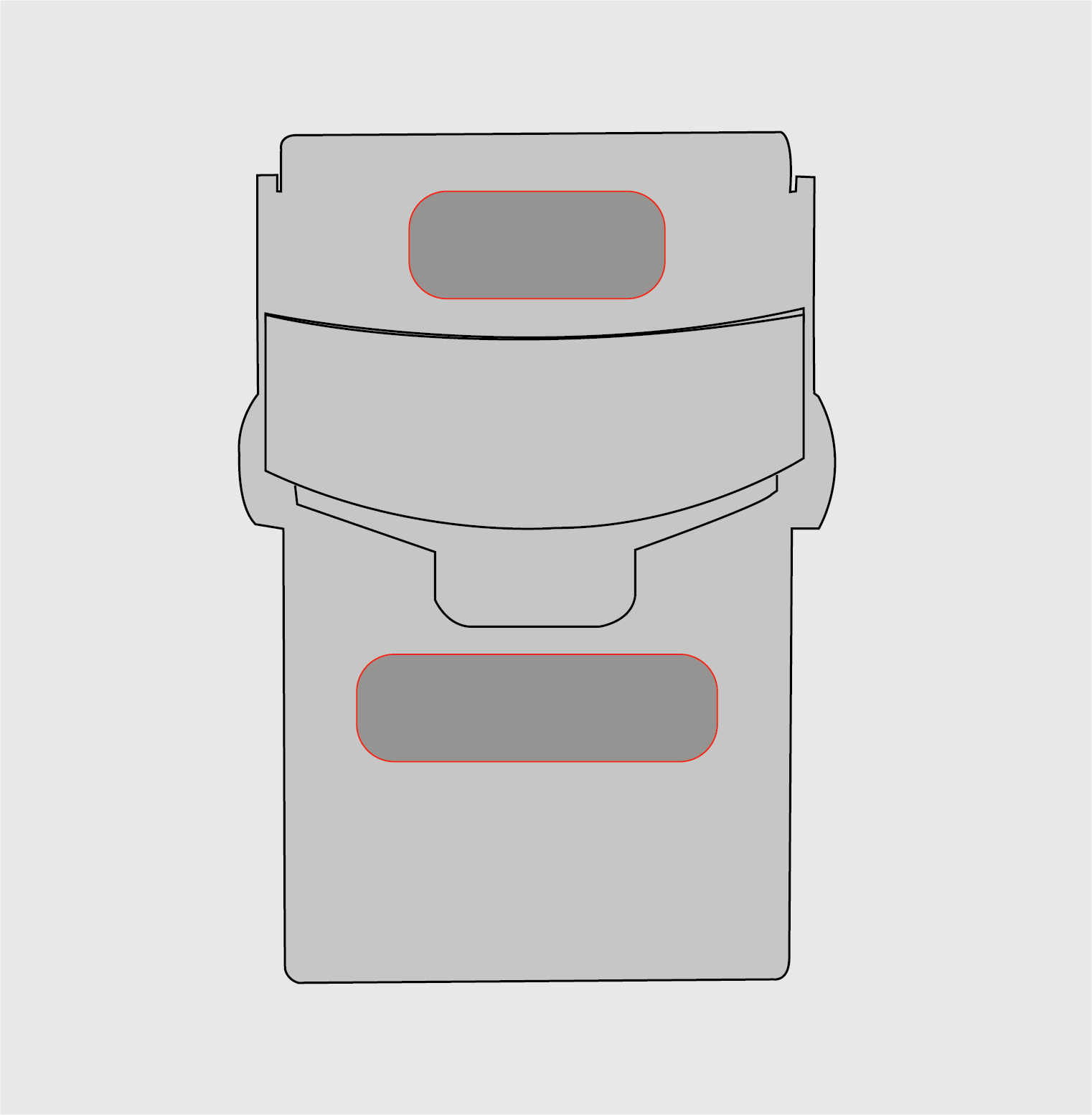 Diagrama de personalización en el broche del reloj