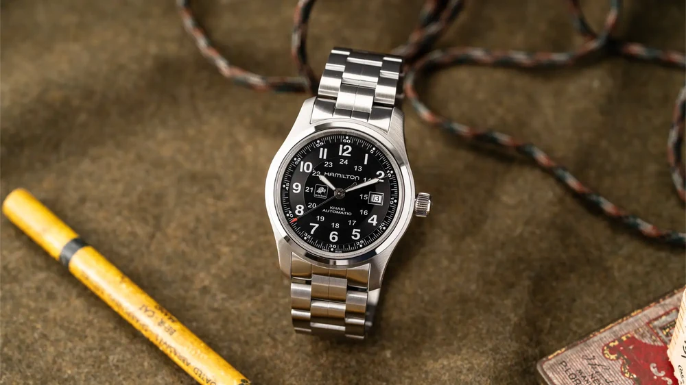 Reloj Hamilton automático de acero personalizado para Dulces de la Rosa